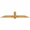 Ekena Millwork Eugene Rough Sawn Timber Gable Bracket, Western Red Cedar, 84"W x 17"H x 2"D x 6"F, 5/12 Pitch GBW084X17X0206EUG00RWR - alternate 1
